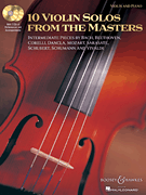 10 VIOLIN SOLOS FROM THE MASTERS BK/CD cover
